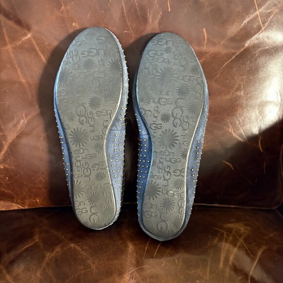 UGG Studded Flats. Size 8.5. Blue - Picture 5 of 5